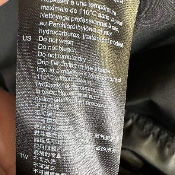 Sandro Paris Size 36 Small World Lovers Black Shell Mario Jacket Black - Picture 11 of 12